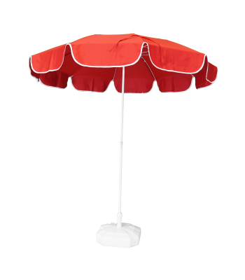 2m Kırmızı Plaj Şemsiyesi