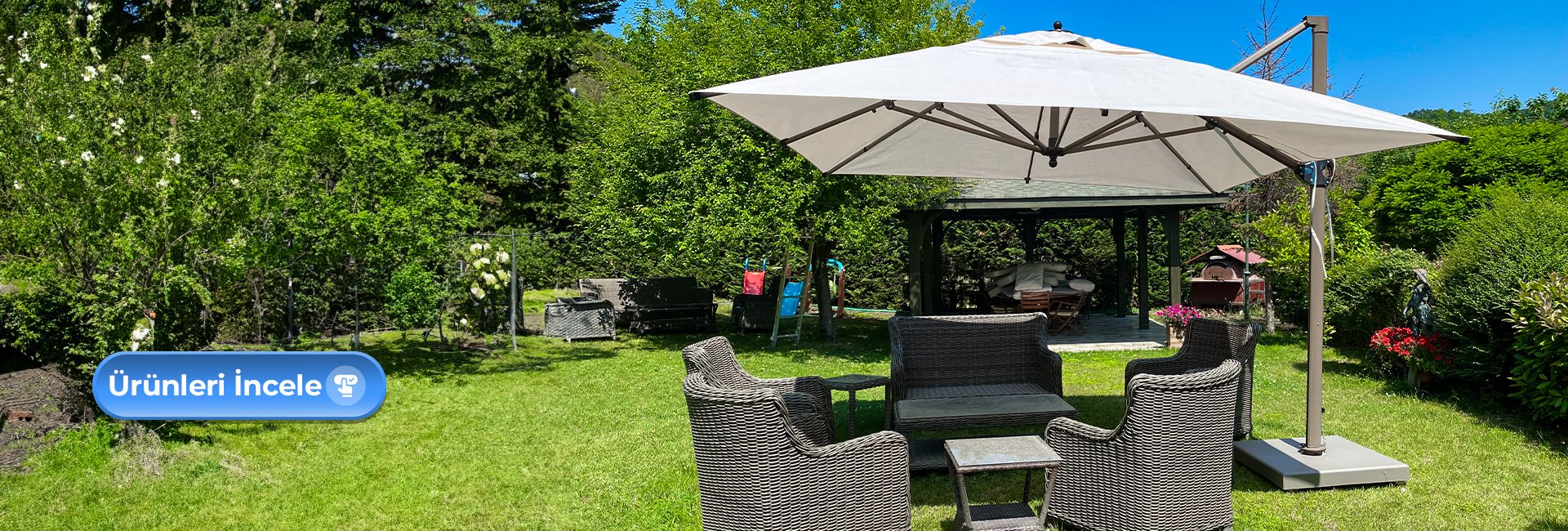 Yandan Gövdeli Şemsiyeler